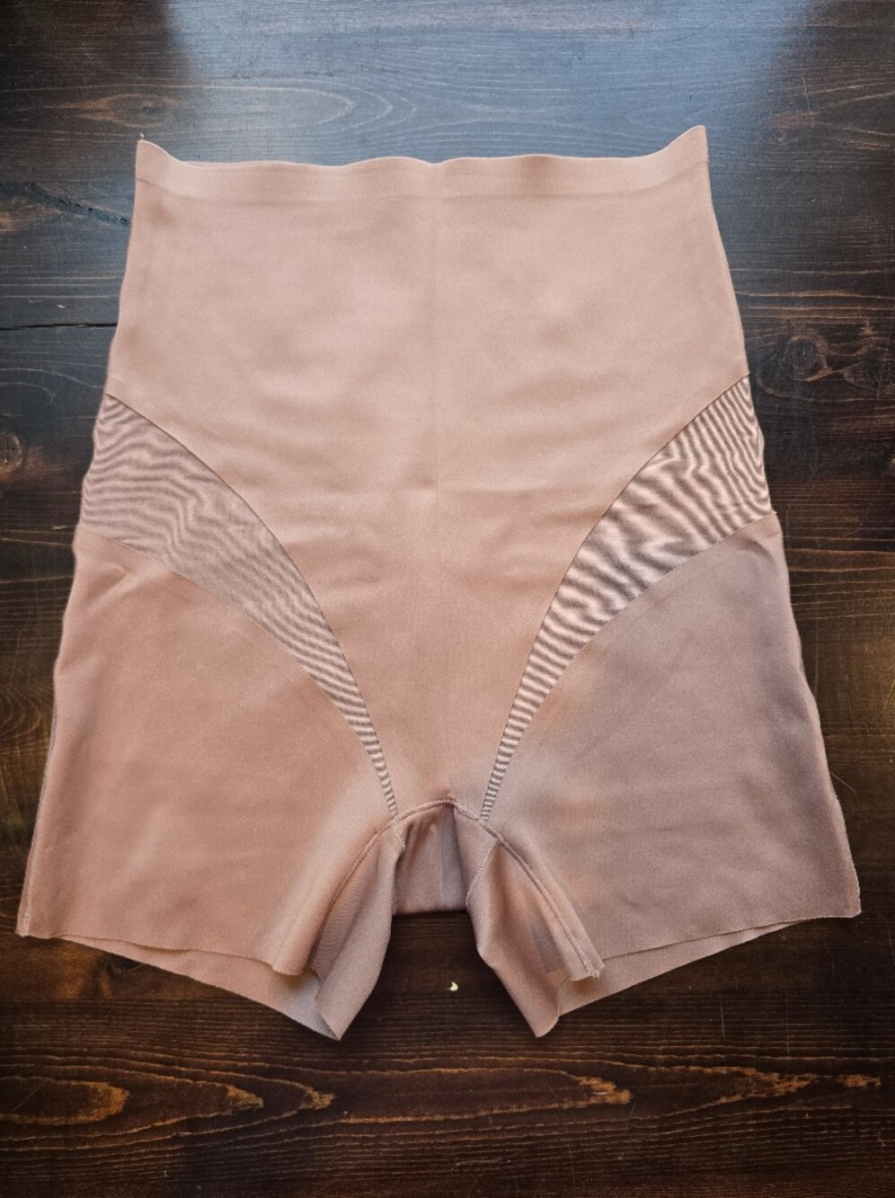 Nicole Miller New York Nude High-Waisted Shapewear Shorts - Size XL